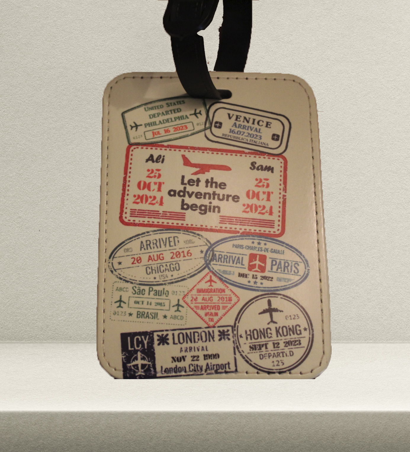 Passport Luggage Tag Wedding